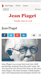 Mobile Screenshot of jeanpiaget.org